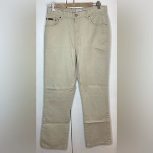 Calvin Klein khaki jeans.  Straight leg, midrise. Size 9